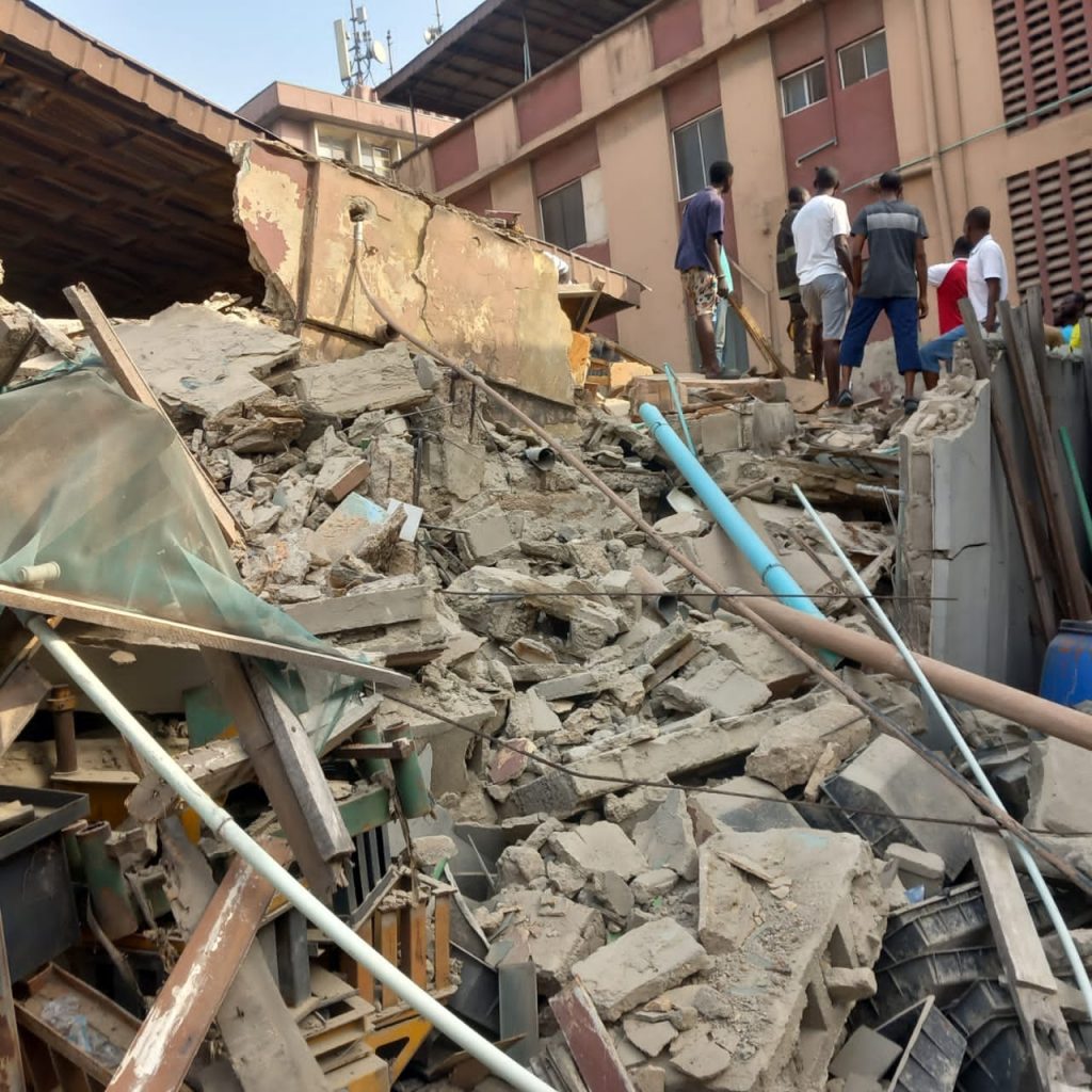 Lagos Building Collapse: Two-Storey Structure Crashes