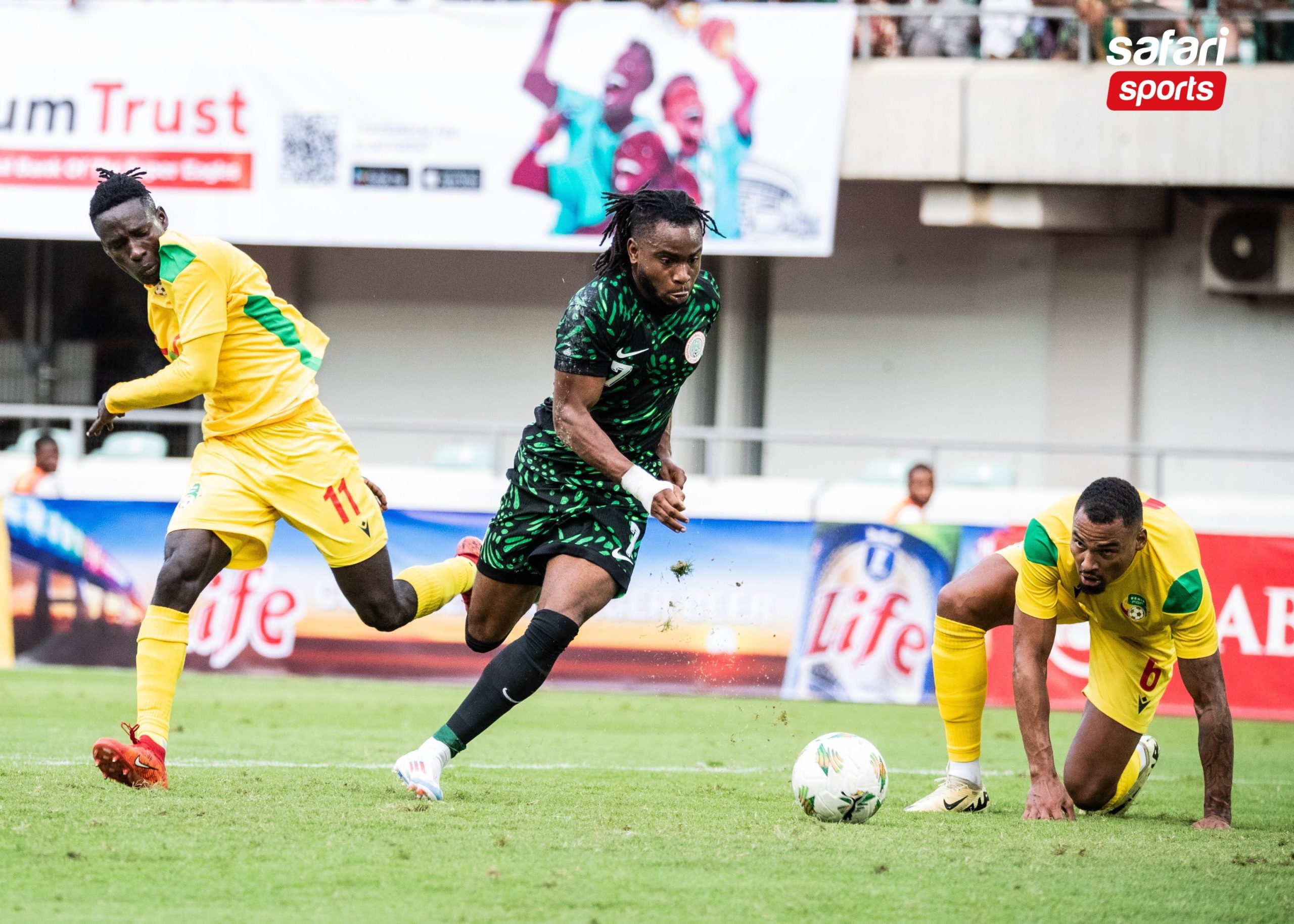 Ademola Lookman missed the Super Eagles training session on Saturday due to a knock